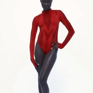 ZARA SEAMLESS MESH BODYSUIT - XS/SMALL - REF. 7901/343